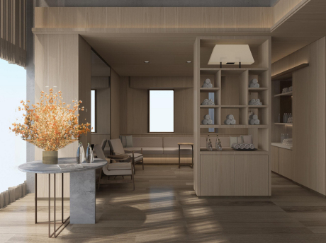 西塘良壤酒店健身房更衣室SU模型