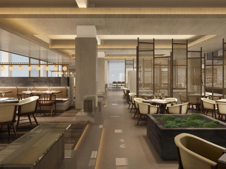 西塘良壤酒店全日制自助餐厅SU模型