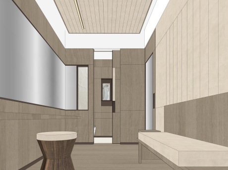 西塘良壤酒店新娘房SU模型