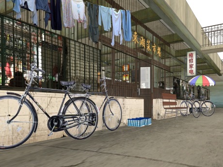 東湖菜市场SU模型