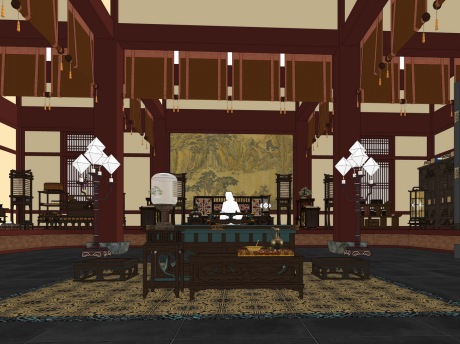 唐代兵部武选司SU模型