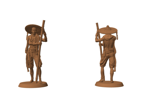 3D少数民族人物雕塑SU模型