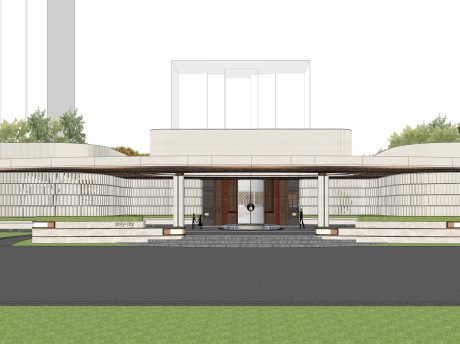 保利城示范区景观SU模型