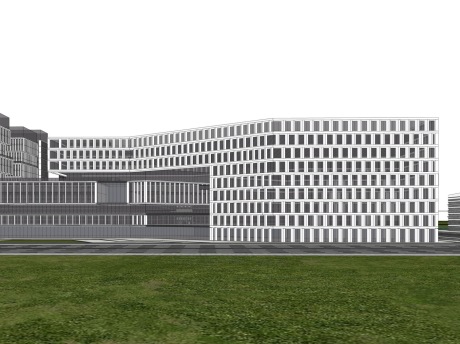 现代产业园SU模型