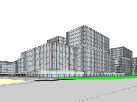 生态智谷未来产业园SU模型