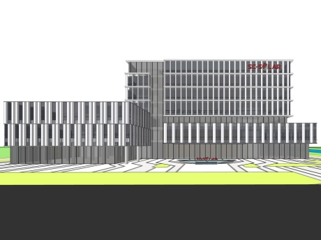 苏州晟成光伏设备有限公司产业园SU模型