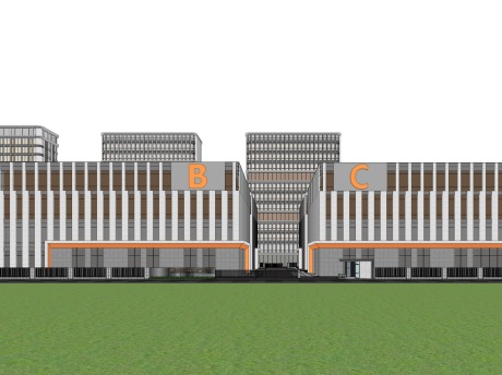 无锡连云港智能制造产业基地SU模型