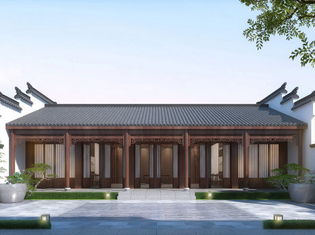 张氏祠堂SU模型