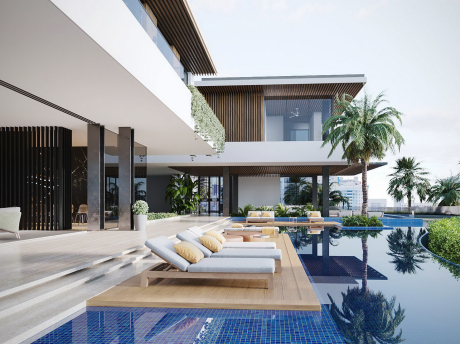 现代别墅SU模型