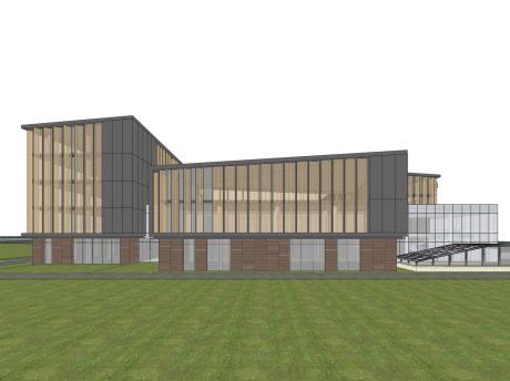 运河祥苑邻里中心SU模型