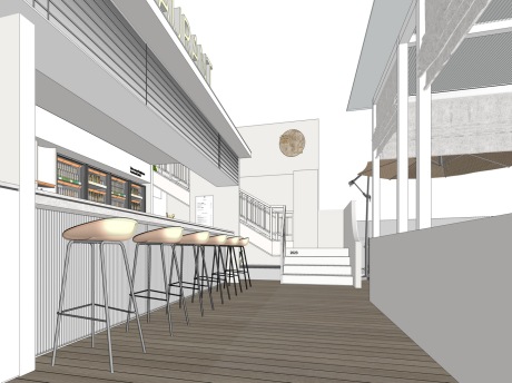 屋顶餐厅SU模型