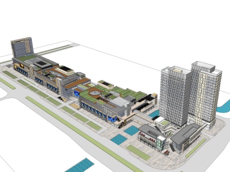 常州原山龙湖天街SU模型