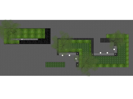 户外座椅坐凳树池景观节点SU模型