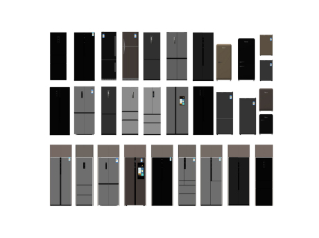 冰箱组合SU模型