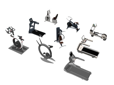 健身器材SU模型