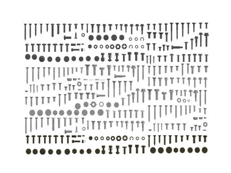 螺丝螺母螺帽SU模型