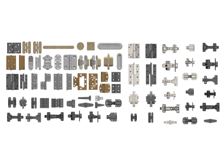 五金合页插销门铨SU模型