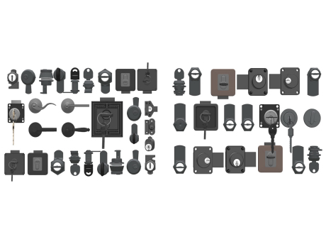 钥匙门锁SU模型