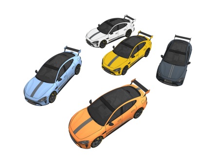 小米SU7Ultra汽车SU模型