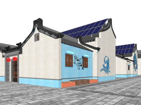 潮汕民居SU模型