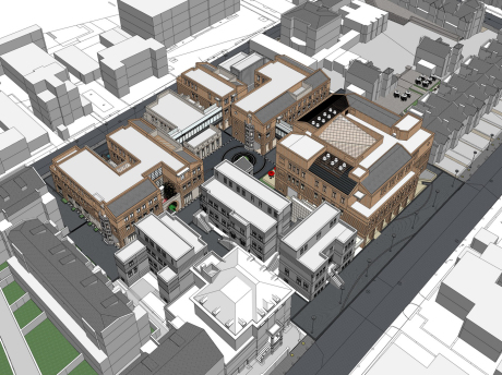 天津五大道商业街SU模型