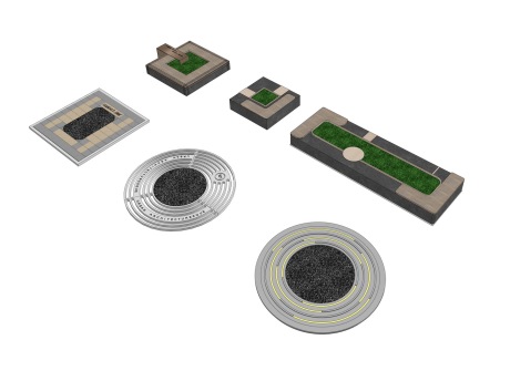 树池种植池SU模型