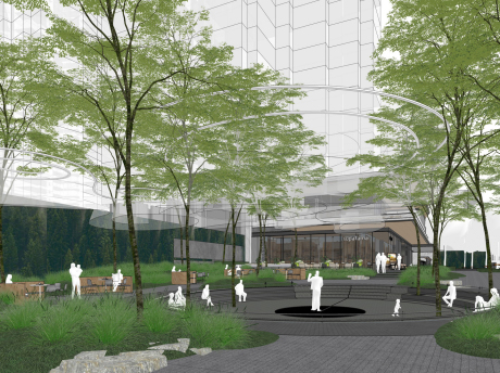 中海揽翠都示范区景观SU模型