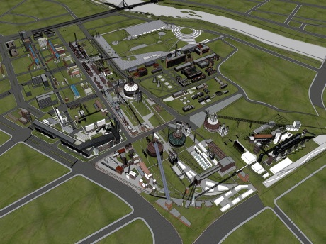 北京首钢园工业遗址SU模型