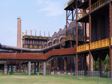 济宁邹城铁合金1971工业遗址公园SU模型