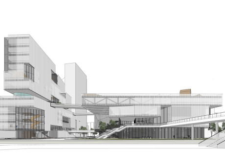 现代商业综合体SU模型