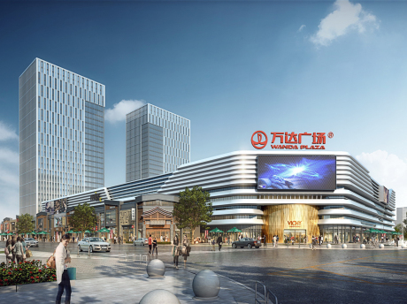 万达广场SU模型