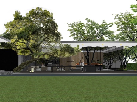 旭辉铂悦公望大区景观SU模型