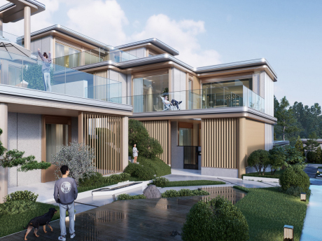 成都洪雅尖峰岭度假酒店SU模型