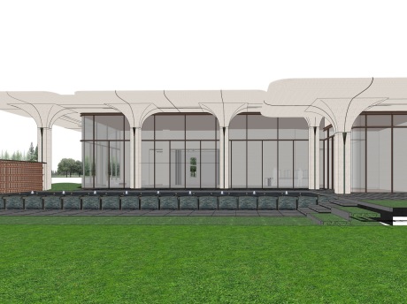 金茂售楼处SU模型