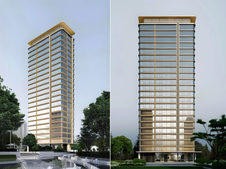 杭州中建玉湖之星SU模型