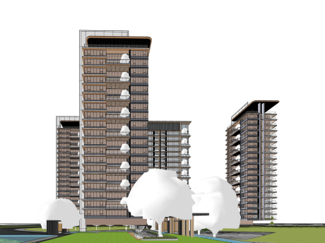 第四代住宅SU模型