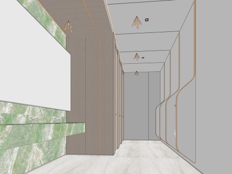 公共卫生间SU模型