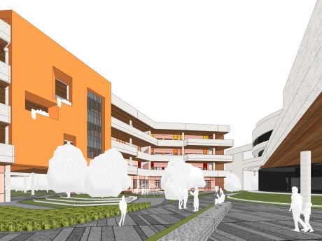 乐业小学校SU模型