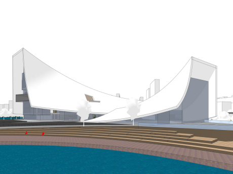 南昌市图书馆SU模型