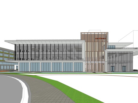 实训楼实验楼SU模型