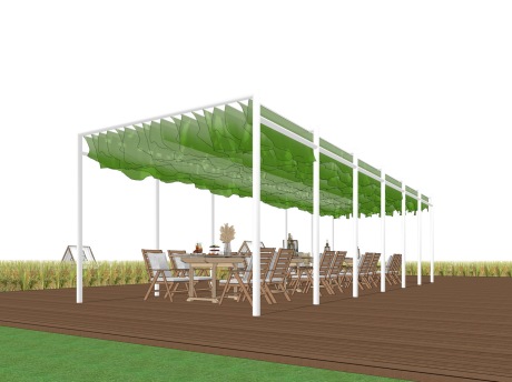 帷幔廊架SU模型