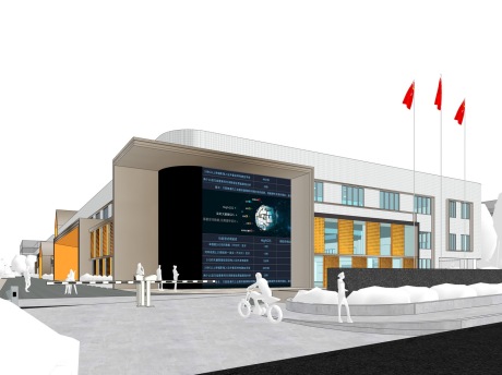 行政办公楼SU模型