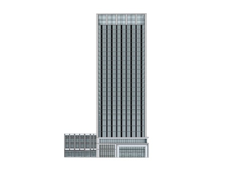 盛世大厦SU模型