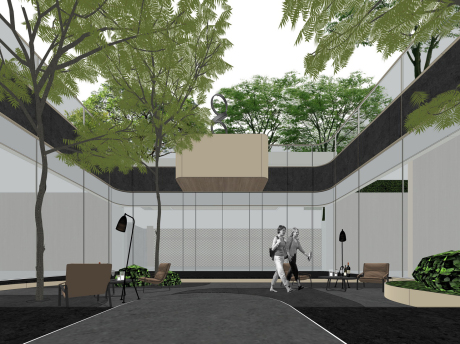 西安大华示范区景观SU模型