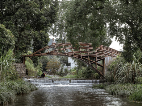 安徽悬岸飞桥SU模型