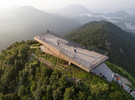 深圳梅沙尖观景台SU模型