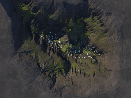 山谷山脉山丘山地山体地形SU模型