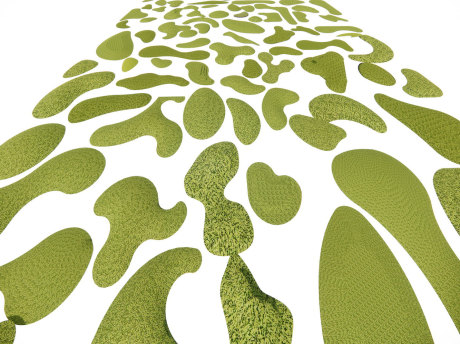 山丘山包微地形SU模型