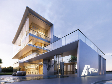 企业办公楼SU模型