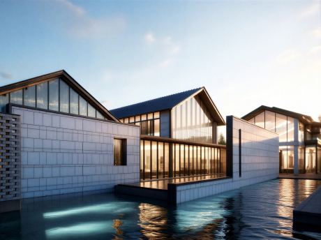 新中式示范区SU模型